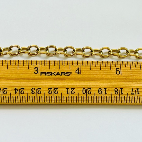 TIFFANY & CO SOLID 18K 18KT GOLD HEART TAG CHARM BRACELET WITH BOX RETAIL=$6700 - Picture 8 of 12